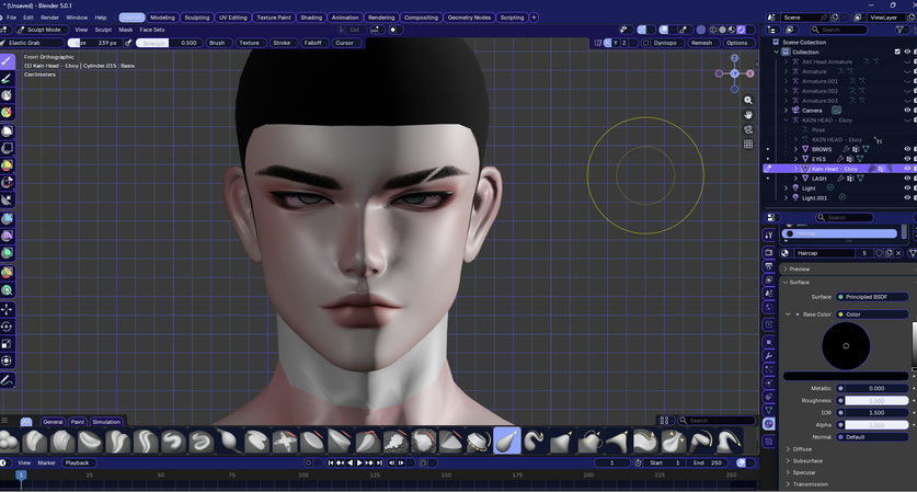 HEAD SCPUT MALE